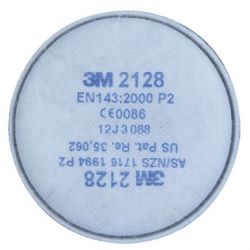 3M 2128 Organik Asit Gazı Filtresi Ped P2 0075 62